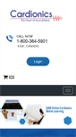 Mobile Screenshot of cardionics.com